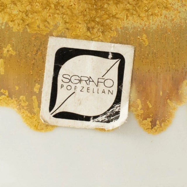 1970s Miniature Porcelain Vase from Sgrafo Modern, 1960s For Sale - Image 5 of 9