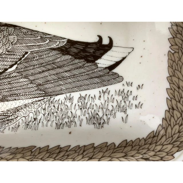 Vintage German Ceramic Bird Plate from Thomas For Sale - Image 13 of 18
