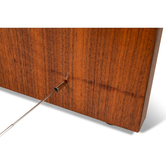 Wood Substantial Handmade Minimalist MCM Custom-Made Studio / Gallery Dining Table W/ Matching Benches Set in Walnut, Usa, C. 1980s For Sale - Image 7 of 17