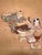 Antique Japanese Painting on Paper Children at Play Silk Trim 31” X 22.5” For Sale - Image 4 of 10