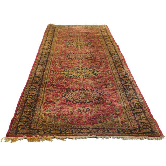 Gothic Vintage Turkish Rug Runner - 02'06 X 11'07 For Sale - Image 3 of 8