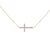Imbued with a subtle splendor, this exquisite pendant necklace presents a modern twist on spiritual symbols by aligning a...
