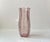 A large flower vase executed in cast and cut Rosaline glass. Made in Bohemia - Czech Republic circa 1930-40. Stylistically...