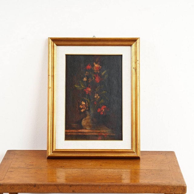 Elisabetta Marchioni, Flower Vase, 2000s, Oil on Canvas For Sale - Image 6 of 6
