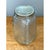 Metal Vintage Ribbed Glass Storage Jar For Sale - Image 7 of 12