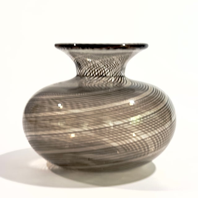 Gray Moody Mid-Century Medley: Dark Neutrals Glass & Ceramic Curation - Group of 5 For Sale - Image 8 of 17