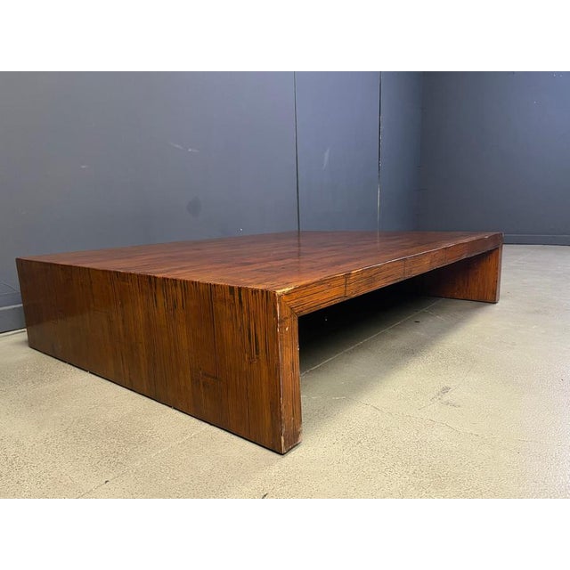 Large Coffee Table in Bamboo attributed to Axel Vervoordt, 1980s For Sale - Image 12 of 14