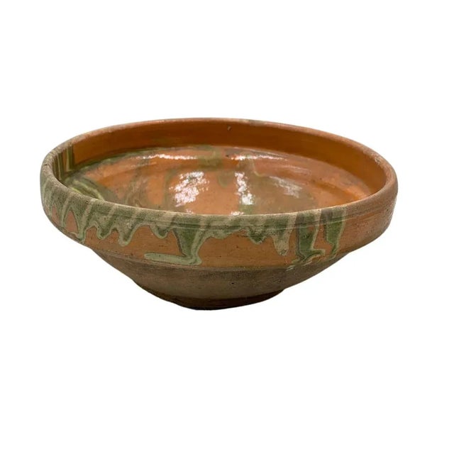 Vintage Hungarian Folk Art Decorative Bowl For Sale In Los Angeles - Image 6 of 6