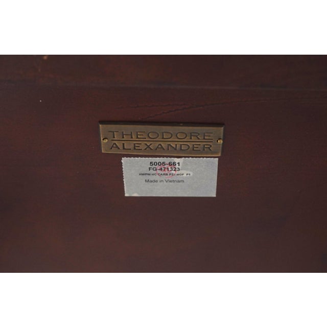 Theodore Alexander Directoire 2 Tier Mirror Top Table For Sale - Image 13 of 13