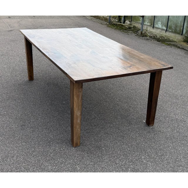 1970s Vintage Oak Dining Table, 1970s For Sale - Image 5 of 14