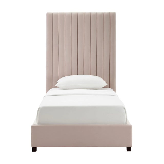 Yes, taller is better. We've reached a whole new level with the Arabelle bed and its impressive stately, channel-tufted...