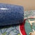 1970s Vintage Minimalist Flared Ceramic Vessel in Speckled Cobalt Blue Glaze For Sale - Image 5 of 7