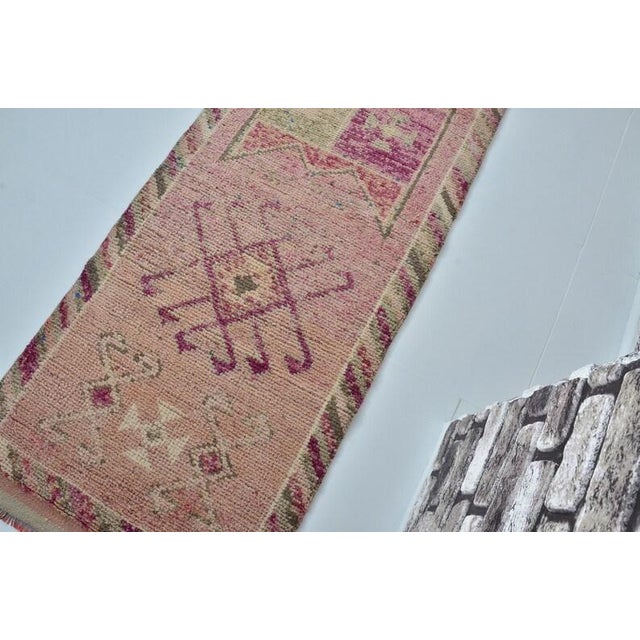 1950s Kurdish Anatolian Wool Runner Rug For Sale - Image 5 of 10