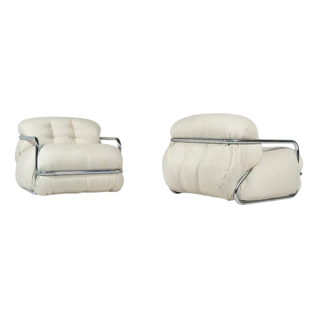 Armchairs by Mario Sabot, Italy, 1970s, Set of 2 For Sale