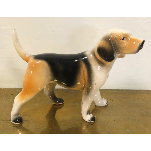 Vintage 1960s Ceramic Beagle Figurine Chairish