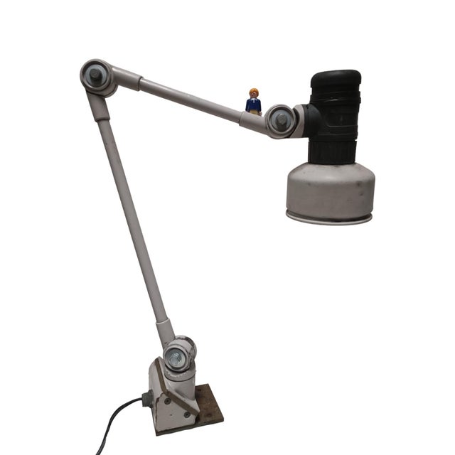 Metal Vintage Industrial Table Lamp For Sale - Image 7 of 8