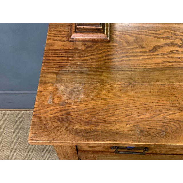 Arts & Crafts Oak Sideboard, 1900s For Sale - Image 10 of 18