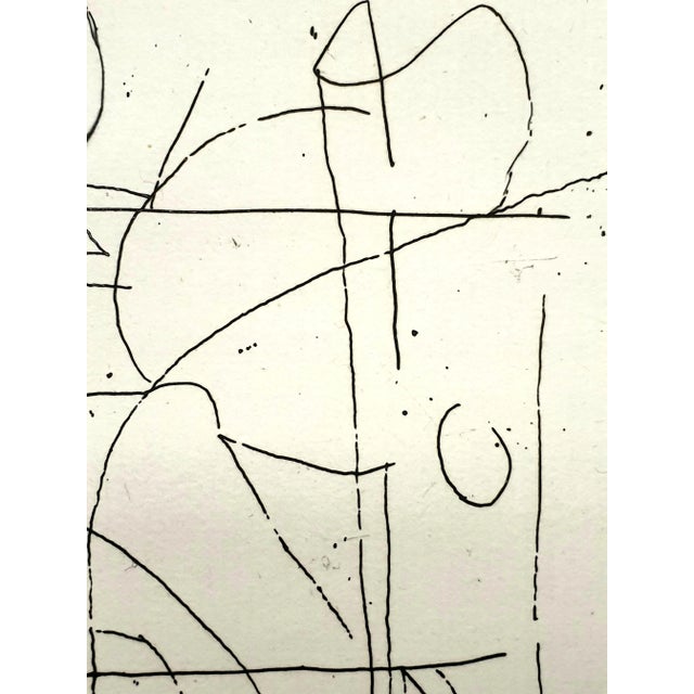 Early 21st Century André Lanskoy - Composition - Original Etching 1960 For Sale - Image 5 of 8
