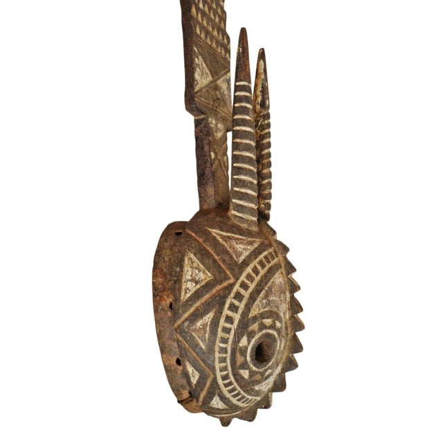 Brown Antique Original Burkina Faso Mask Mossi For Sale - Image 8 of 10