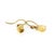 20k and 14k Gold Diamond and Citrine Briolette Drop Earrings, Pair For Sale - Image 4 of 9
