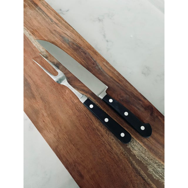 Carving Knife Stainless Set by Solingen Germany Rostfrei Eisgehartet For Sale In Saint Louis - Image 6 of 10