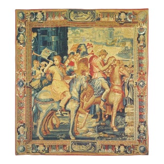 Les Hérauts Silkscreen Tapestry - 200 X 188 Cm (6'6" X 6'2") - Requires Rod Size 5 For Sale