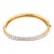 David Webb 2.50 Carat Diamond Platinum and 18k Yellow Gold Bracelet For Sale