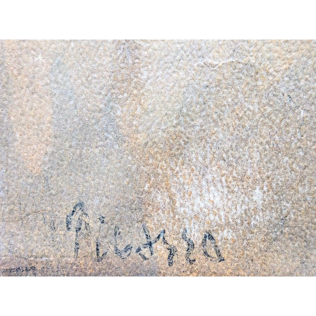 Pablo Picasso - The Young Arlequin, after Picasso's painting from 1905 Original lithograph signed in the stone lower left,...