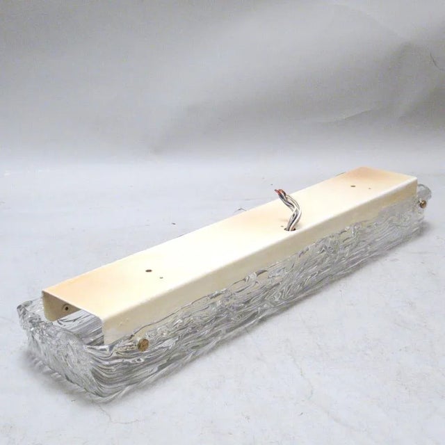 Rectangular Ceiling Lamp by Toni Zuccheri for Venini, 1960s For Sale - Image 11 of 13