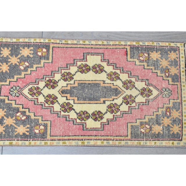 1960s Kursish One a KİND oF Rug For Sale - Image 5 of 6