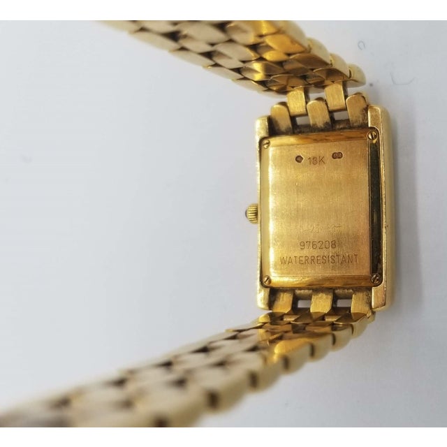 1990s 1990s Concord Venetto 18k Gold Women's Wristwatch With Certification For Sale - Image 5 of 8