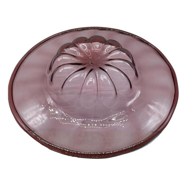 Mauve Murano Glass Centerpiece by Vittorio Zecchin for MVM Cappellin, Italy, 1930s For Sale - Image 10 of 15