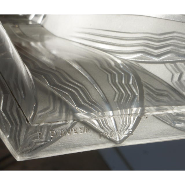 French Art Deco Table Lamp by Pierre d'Avesn Lorrain Daum 1920s France - A Pair For Sale - Image 9 of 13