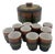 Pottery Punch Bowl and Cups from Dümler & Breiden, West Germany, 1970s, Set of 11 For Sale