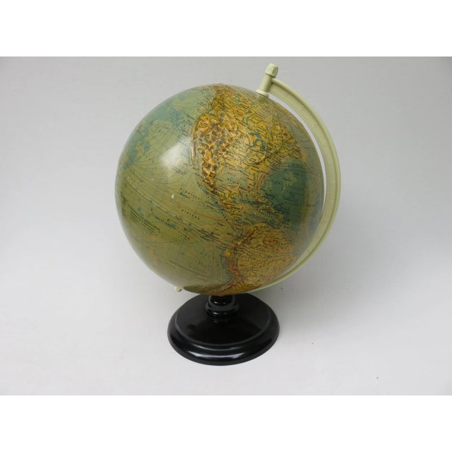 Mid-Century Modern Bakelite Relief Globe from Paul Räth Nachf. KG, 1960s For Sale - Image 3 of 14