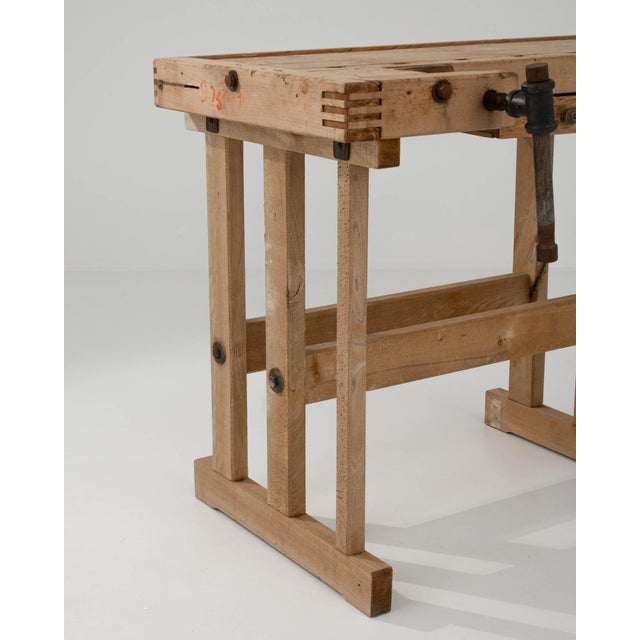 Early 20th Century 20th Century Belgian Wooden Work Table For Sale - Image 5 of 18