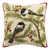 Chickadees Hook Pillow 16" x 16" For Sale