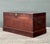 Wood Vintage Cedar Lined Ships Trunk For Sale - Image 7 of 12