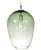 Tempo Zenith Pendant Light from the Fizz Collection in Emerald For Sale - Image 4 of 4