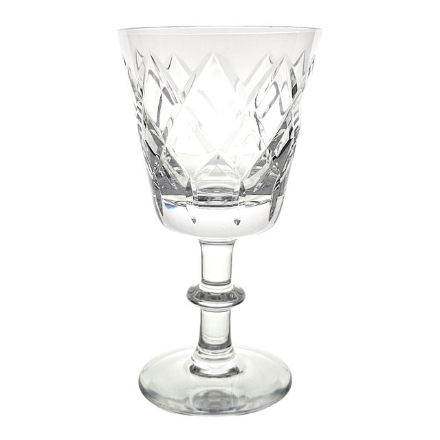 Webb and Corbett Webb Corbett Wec5 English Lead Crystal Water Goblets Set of 5 5.125" For Sale - Image 4 of 9