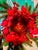 Traditional Nearly Natural Amaryllis Candelabrum For Sale - Image 3 of 8