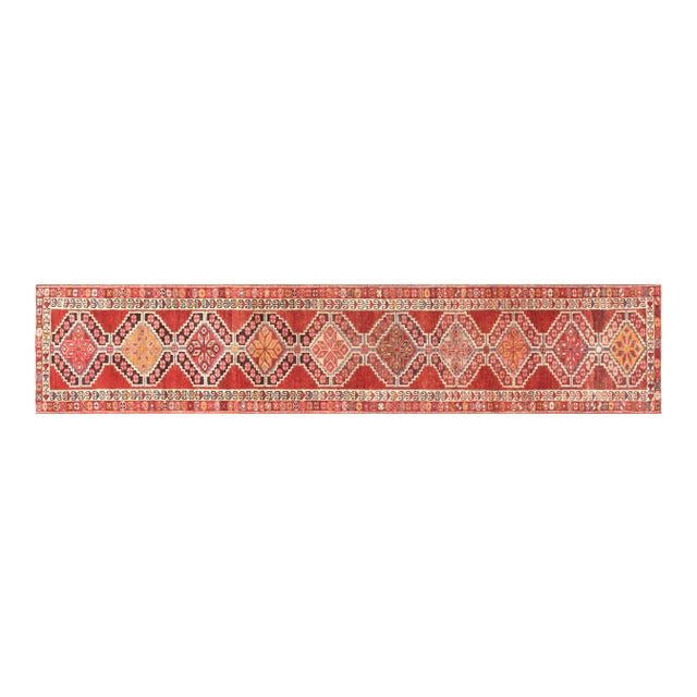 1960s Turkish Oushak Runner For Sale