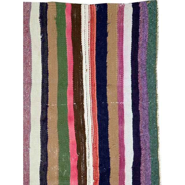 Tribal Galerie Shabab Collection Mid-20th Century Persian Flatweave Kilim Rug For Sale - Image 3 of 9