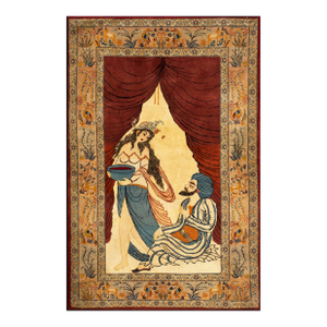 Mid 20th Century Persian Isfahan Carpet