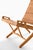 Folding Easy Chair in Cane and Oak from Hans Wegner, 1949 For Sale - Image 4 of 11