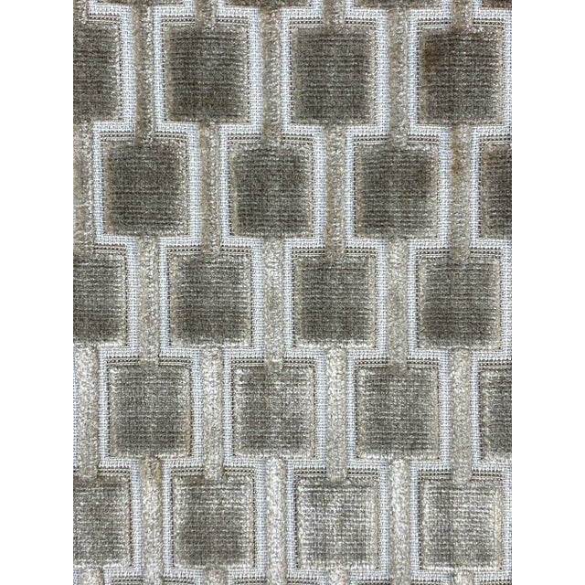 Romo’s "Bakerloo" Velvet Fabric– 7.25 Yards For Sale