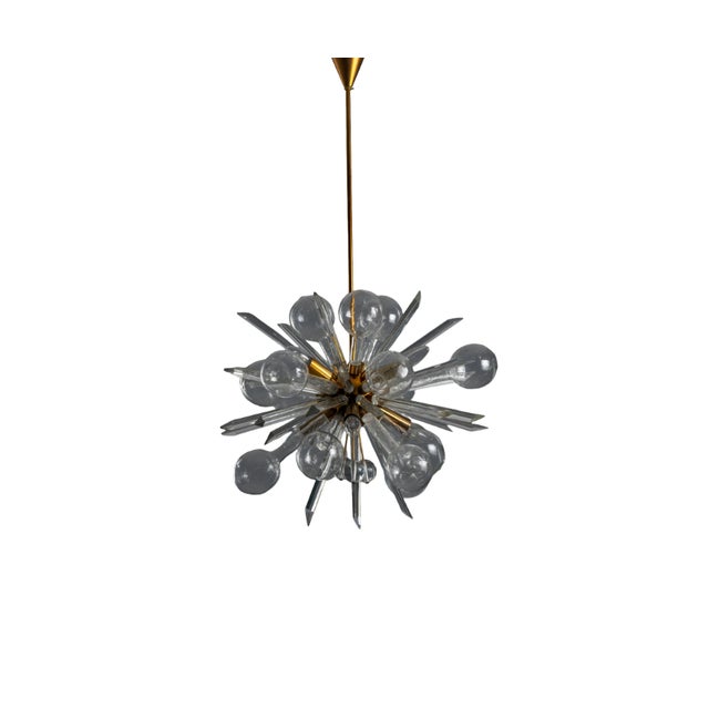 Explose Chandelier by René Roubíček, Former Czechoslovakia, 1960s-1970s For Sale - Image 13 of 13