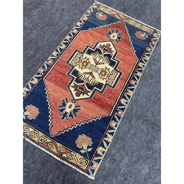 Early 21st Century Turkish Yastik Rug 1'7" x 2'11" For Sale - Image 5 of 5