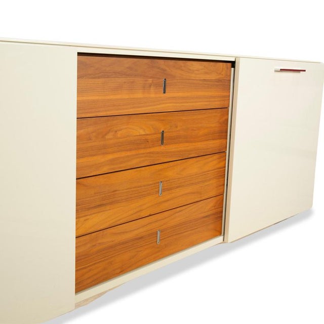 Wood Sideboard in Cream and Brown Wood from Hülsta For Sale - Image 7 of 15