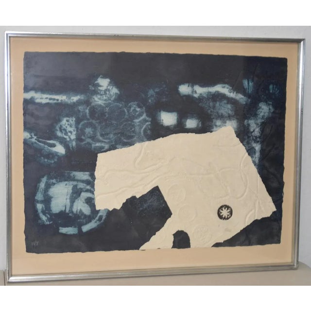 Antoni Clavé "Signes et ficelle" Carborundum Etching w/ Aquatint c.1970 For Sale - Image 10 of 10